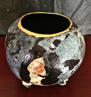 Blue Gourd Vase